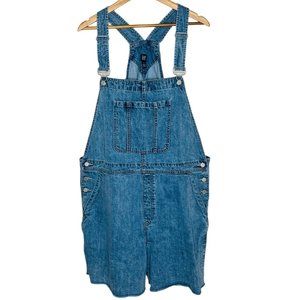 VTG 90S GAP SHORT BIB OVERALLS XXL
